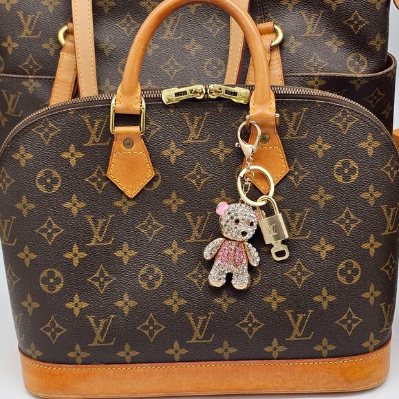 Authentic Louis Vuitton Lock & Key with unbranded Bagcharm, Keycharm, Keychain - Picture 3 of 3